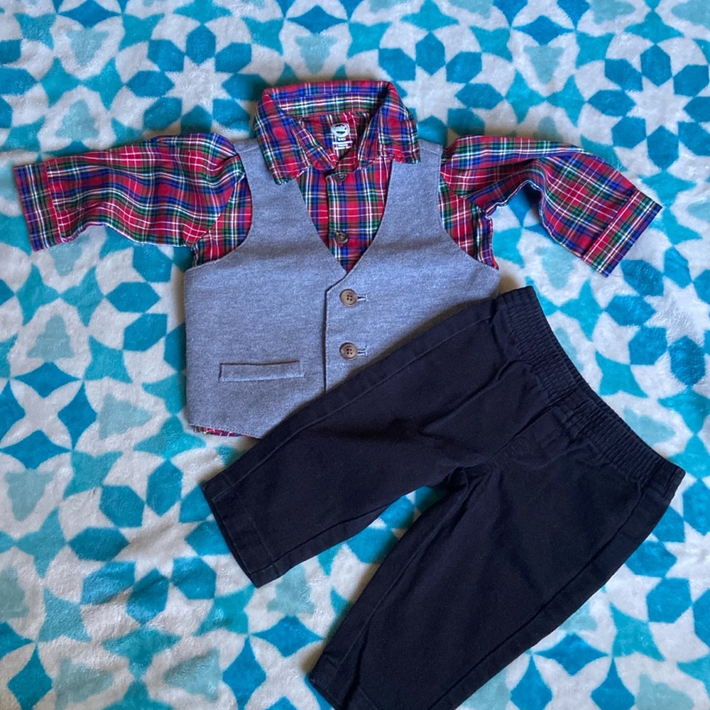 Wonder Nation 3pc baby outfit